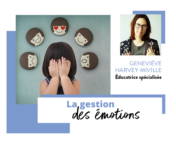 Article de Geneviève Harvey-Miville : La gestion des émotions